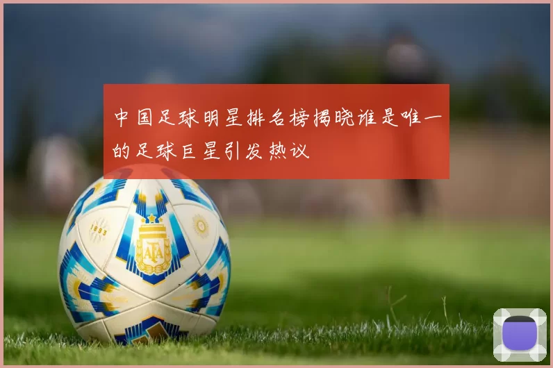 中国足球明星排名榜揭晓谁是唯一的足球巨星引发热议